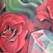 Tattoos - Roses with crown and diamond - 30139